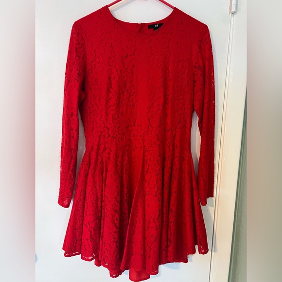 Long Sleeve Red Dress from H&M - Picture 3 of 3